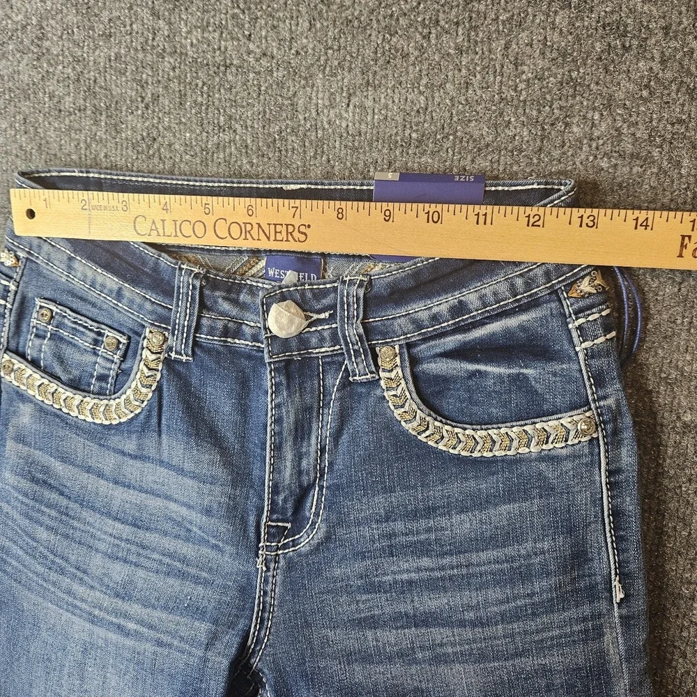 NWT Westfield Eagle Womwns Jeans Bootcut Western Bling‎ Rodeo Embellished Size 5